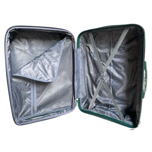 Чемодан малый для ручной клади Madisson Snowball 51203 полипропилен S Темно-зеленый