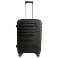Чемодан средний Madisson Snowball 51203 полипропилен M Черный