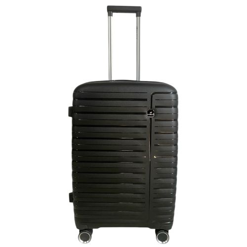 Чемодан средний Madisson Snowball 51203 полипропилен M Черный