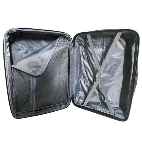 Чемодан средний Madisson Snowball 51203 полипропилен M Черный