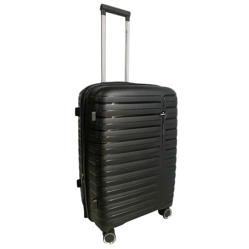Чемодан средний Madisson Snowball 51203 полипропилен M Черный