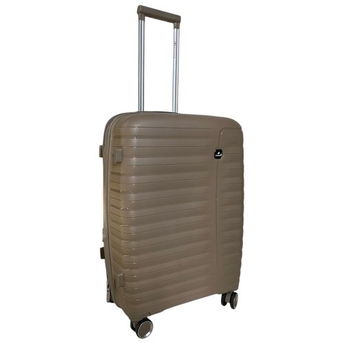 Чемодан средний Madisson Snowball 51203 полипропилен M Шампань