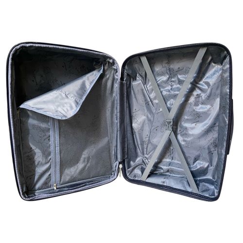 Чемодан средний Madisson Snowball 51203 полипропилен M Темно-синий