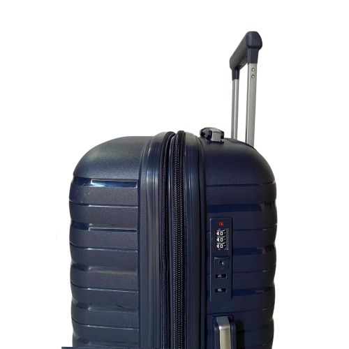 Чемодан большой Madisson Snowball 51203 полипропилен L Темно-синий