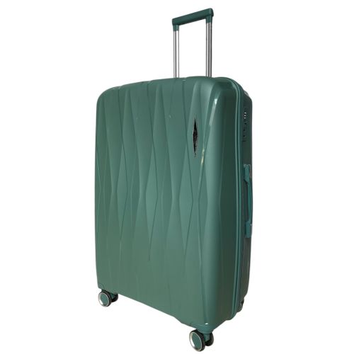 Чемодан большой L Madisson Snowball 51103 полипропилен Бирюзовый