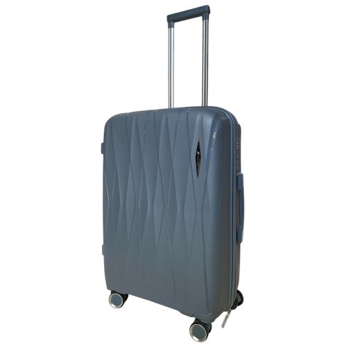 Чемодан средний M Madisson Snowball 51103 полипропилен Серый