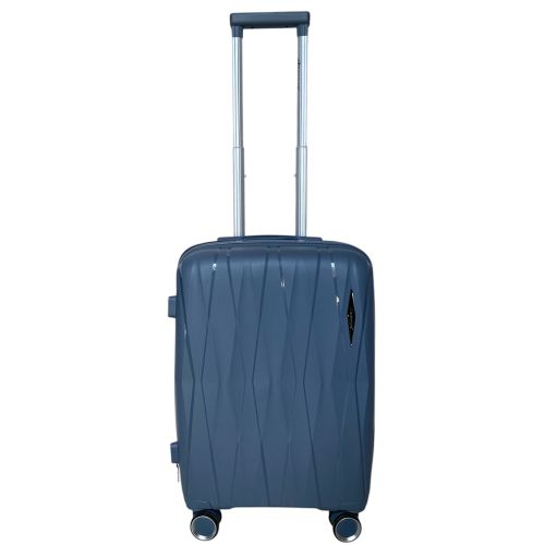 Чемодан малый под ручную кладь S Madisson Snowball 51103 полипропилен Серый