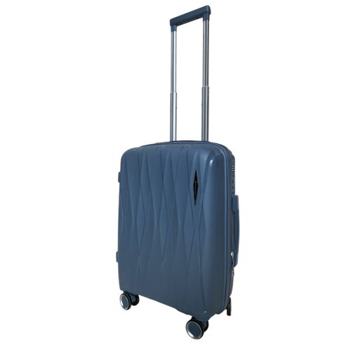 Чемодан малый под ручную кладь S Madisson Snowball 51103 полипропилен Серый