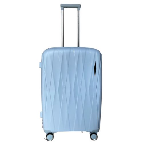 Чемодан средний M Madisson Snowball 51103 полипропилен Голубой