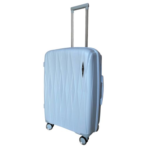 Чемодан средний M Madisson Snowball 51103 полипропилен Голубой