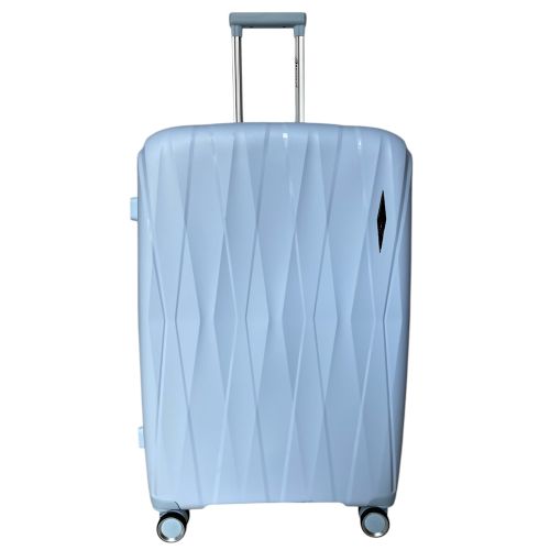 Чемодан большой L Madisson Snowball 51103 полипропилен Голубой