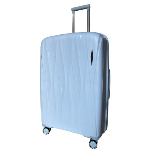 Чемодан большой L Madisson Snowball 51103 полипропилен Голубой