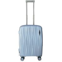 Чемодан малый под ручную кладь S Madisson Snowball 51103 полипропилен Голубой