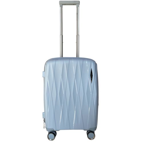 Чемодан малый под ручную кладь S Madisson Snowball 51103 полипропилен Голубой