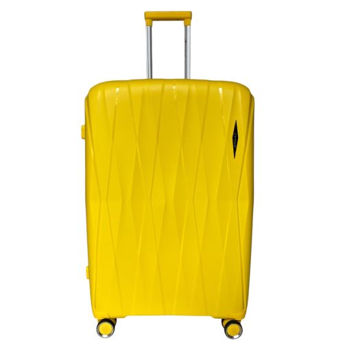 Чемодан большой L Madisson Snowball 51103 полипропилен Желтый