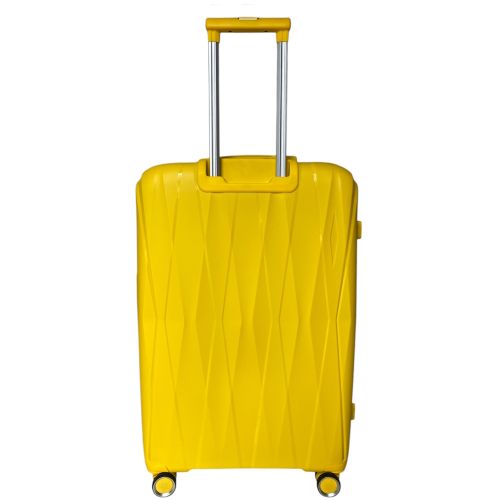 Чемодан большой L Madisson Snowball 51103 полипропилен Желтый