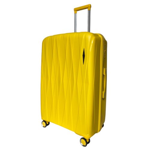 Чемодан большой L Madisson Snowball 51103 полипропилен Желтый