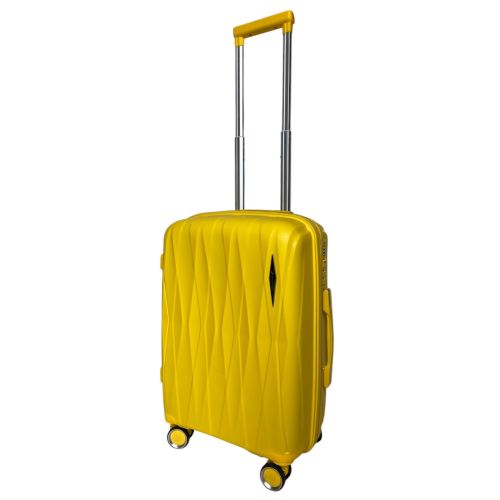 Чемодан малый под ручную кладь S Madisson Snowball 51103 полипропилен Желтый