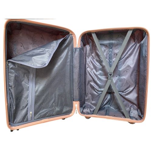 Чемодан средний M Madisson Snowball 51103 полипропилен Персиковый