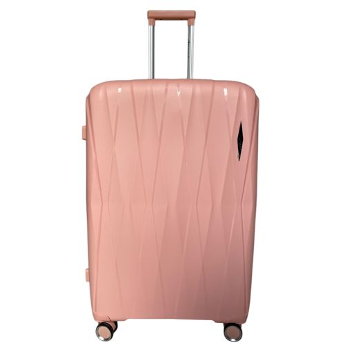 Чемодан большой L Madisson Snowball 51103 полипропилен Персиковый