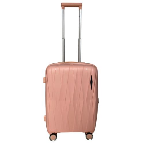 Чемодан малый под ручную кладь S Madisson Snowball 51103 полипропилен Персиковый