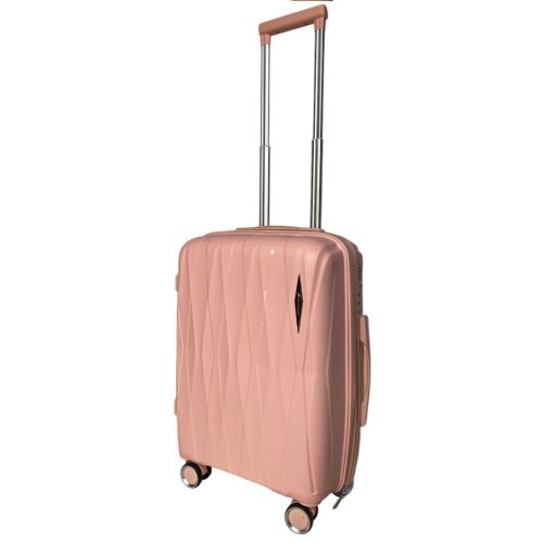 Чемодан малый под ручную кладь S Madisson Snowball 51103 полипропилен Персиковый