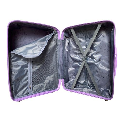 Чемодан средний M Madisson Snowball 51103 полипропилен Фиолетовый