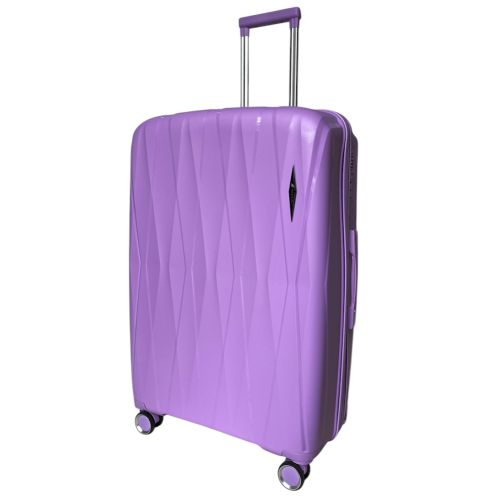 Чемодан большой L Madisson Snowball 51103 полипропилен Фиолетовый