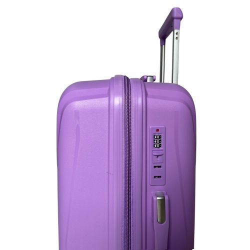 Чемодан малый под ручную кладь S Madisson Snowball 51103 полипропилен Фиолетовый