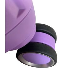 Чемодан малый под ручную кладь S Madisson Snowball 51103 полипропилен Фиолетовый