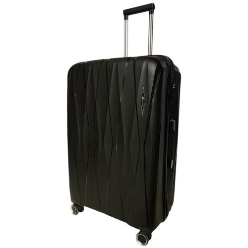 Чемодан большой L Madisson Snowball 51103 полипропилен Черный