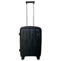 Чемодан малый под ручную кладь S Madisson Snowball 51103 полипропилен Черный