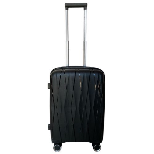 Чемодан малый под ручную кладь S Madisson Snowball 51103 полипропилен Черный