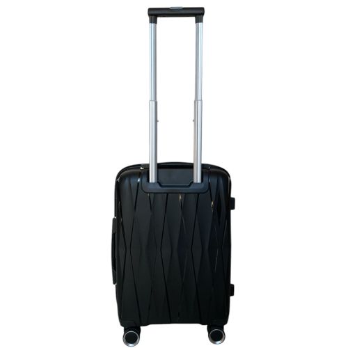 Чемодан малый под ручную кладь S Madisson Snowball 51103 полипропилен Черный