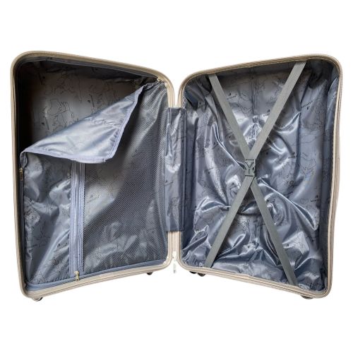 Чемодан средний M Madisson Snowball 51103 полипропилен Шампань