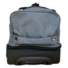 Дорожная сумка на колесах средняя M Lee Cooper 41670 полиэстер Серый