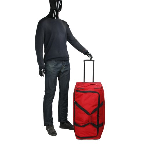 Дорожная сумка на колесах мини Snowball 32142 полиэстер XS Красный