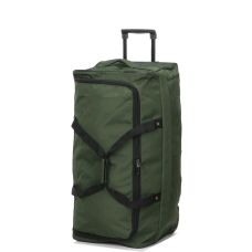 Дорожная сумка на колесах маленькая Snowball 32152 полиэстер S Темно-зеленый