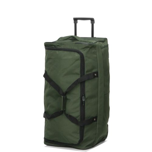 Дорожная сумка на колесах маленькая Snowball 32152 полиэстер S Темно-зеленый