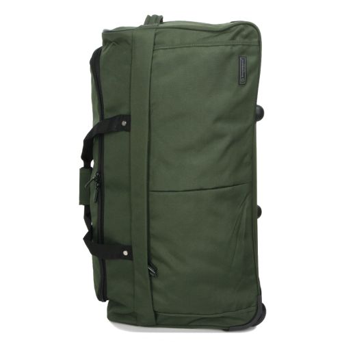 Дорожная сумка на колесах маленькая Snowball 32152 полиэстер S Темно-зеленый