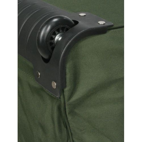 Дорожная сумка на колесах маленькая Snowball 32152 полиэстер S Темно-зеленый