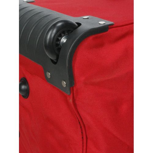 Дорожная сумка на колесах маленькая Snowball 32152 полиэстер S Красный