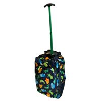 Чемодан мини ручная кладь Bordlite JBTB90/transport полиэстер XS Синий с динозаврами