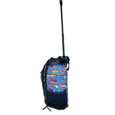 Чемодан мини ручная кладь Bordlite JBTB90/transport полиэстер XS Синий с машинками