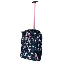 Чемодан мини ручная кладь Bordlite JBTB90/transport полиэстер XS Синий с единорогами