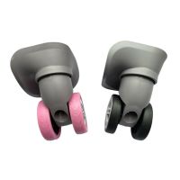 Накладки силиконовые на колеса 1020 цвет розовый 8 шт.