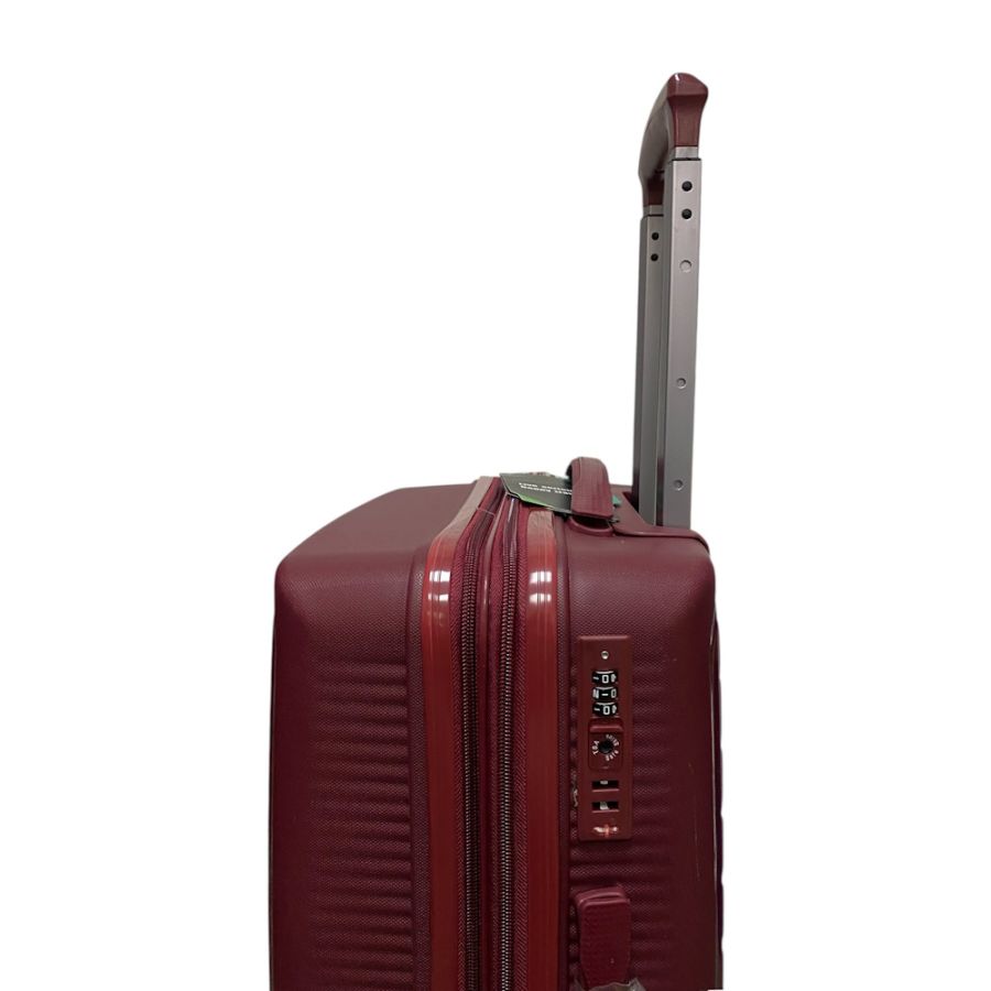 Чемодан малый ручная кладь Milano bag 050 полипропилен S Бордовый