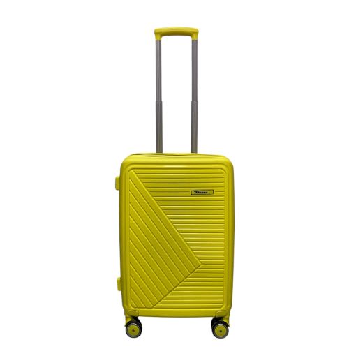 Чемодан малый ручная кладь Milano bag 050 полипропилен S Желтый