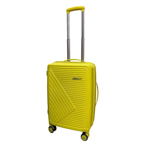 Чемодан малый ручная кладь Milano bag 050 полипропилен S Желтый