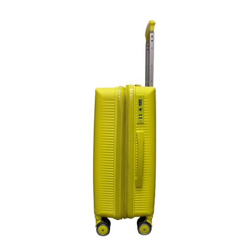 Чемодан малый ручная кладь Milano bag 050 полипропилен S Желтый